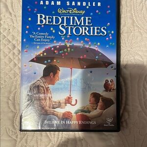 Disney Bedtime Stories DVD with Blue and Multicolor Cover